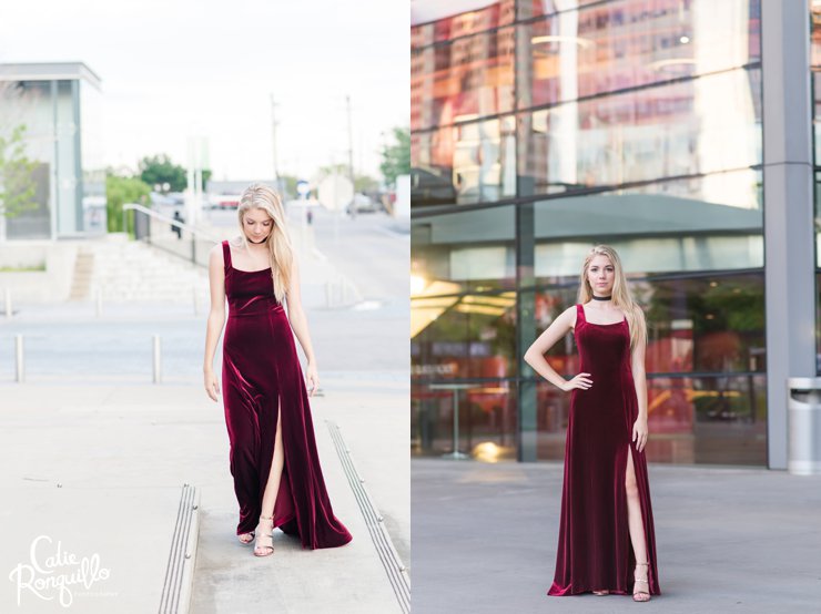 Prom Dress senior pictures at Winspear Opera House