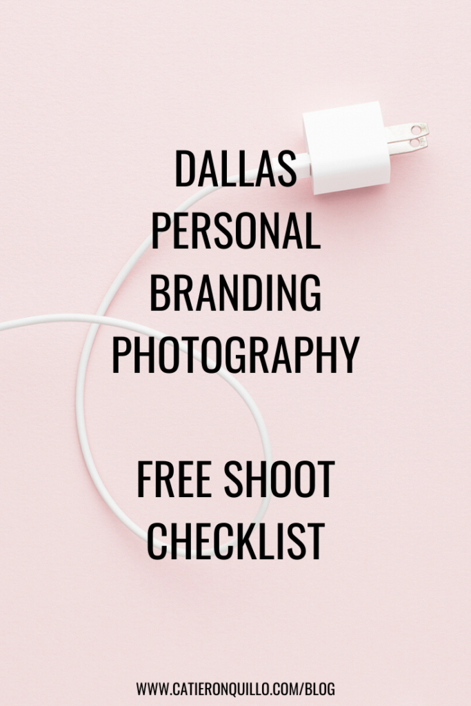 Dallas Personal Branding Photography Free Shoot Checklist
