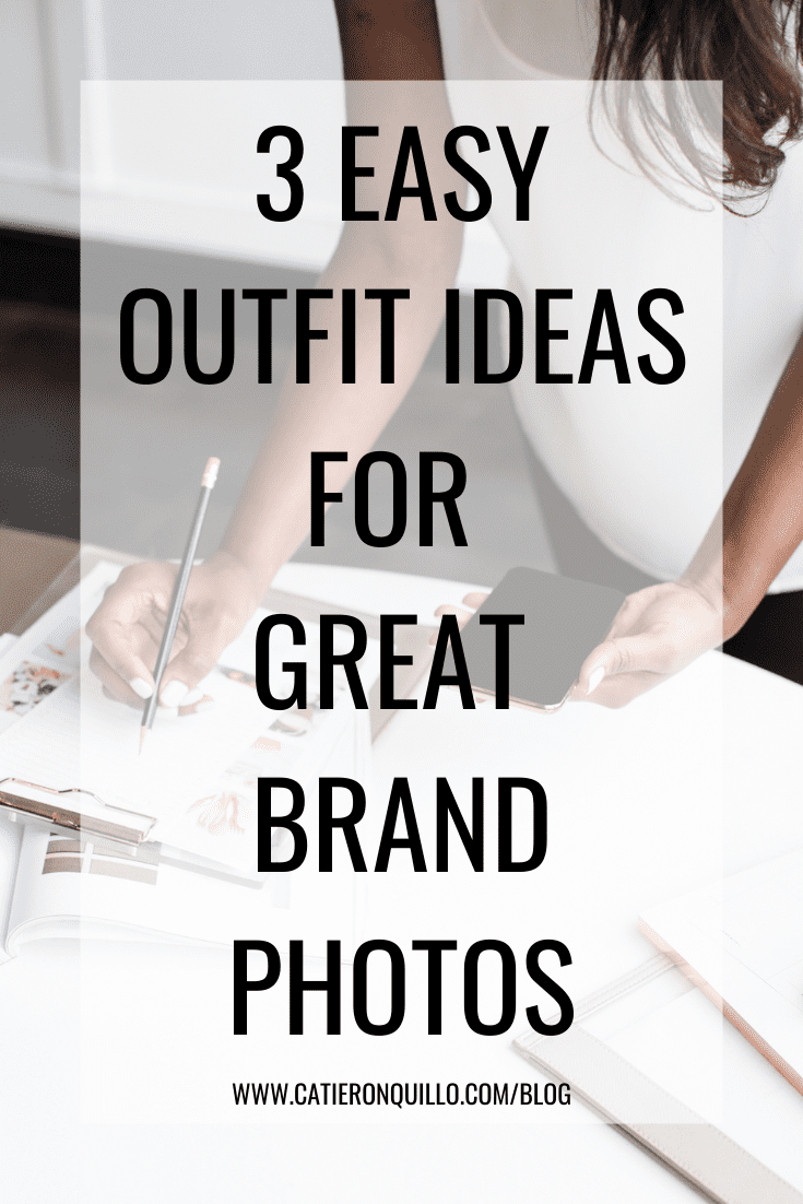 3 easy outfit ideas for great brand photos
