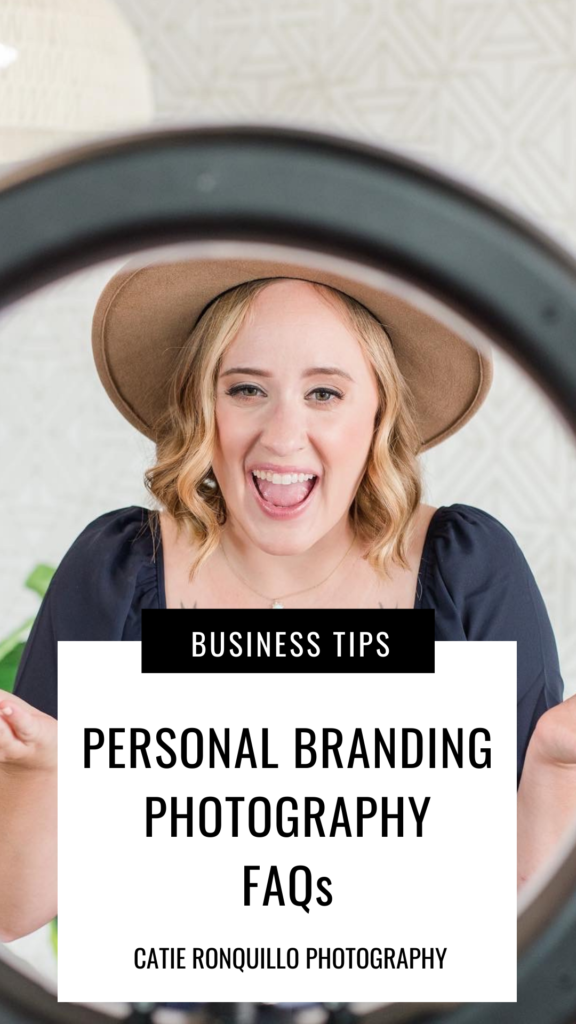 personal branding photography FAQs