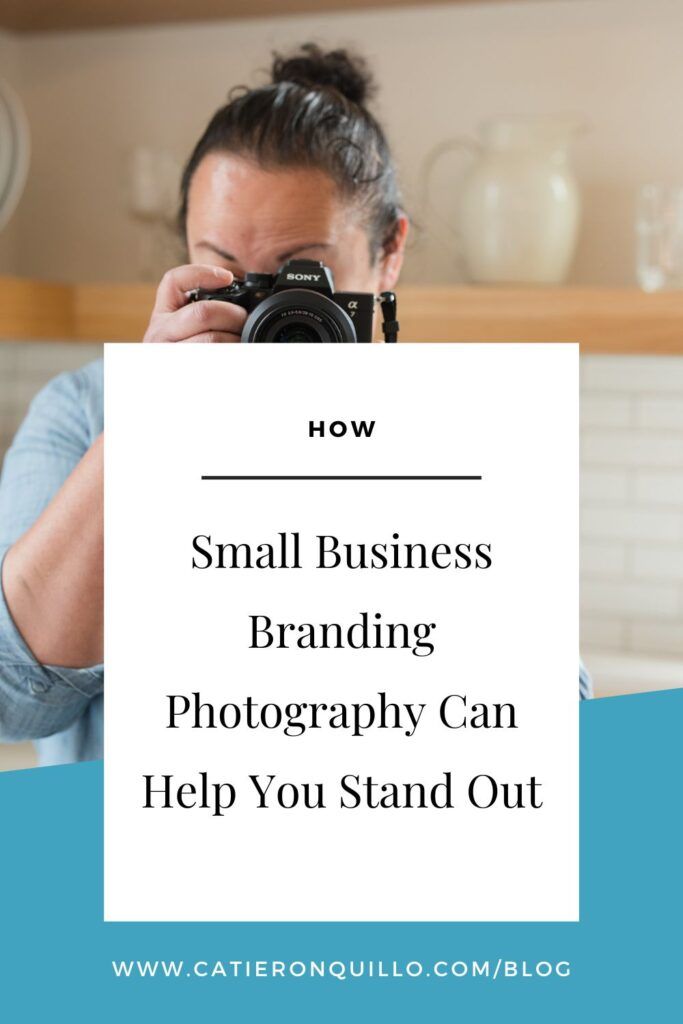 Pinterest Pin: small branding photography helps you stand out