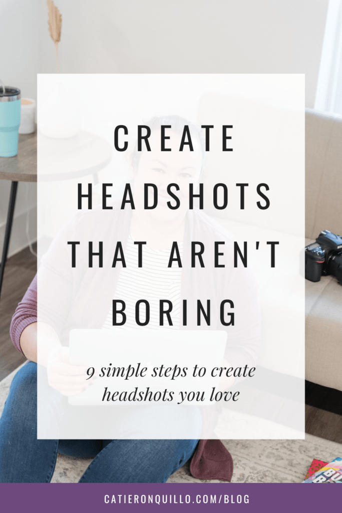 create headshots that aren't boring
