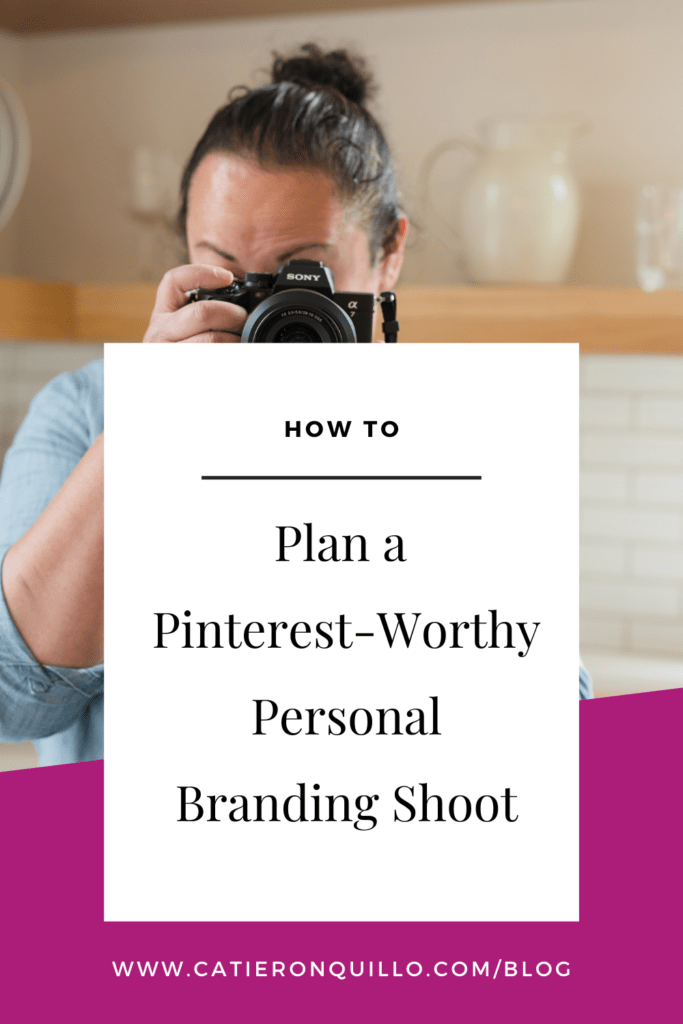 how to plan a pinterest-worthy peronsal branding shoot