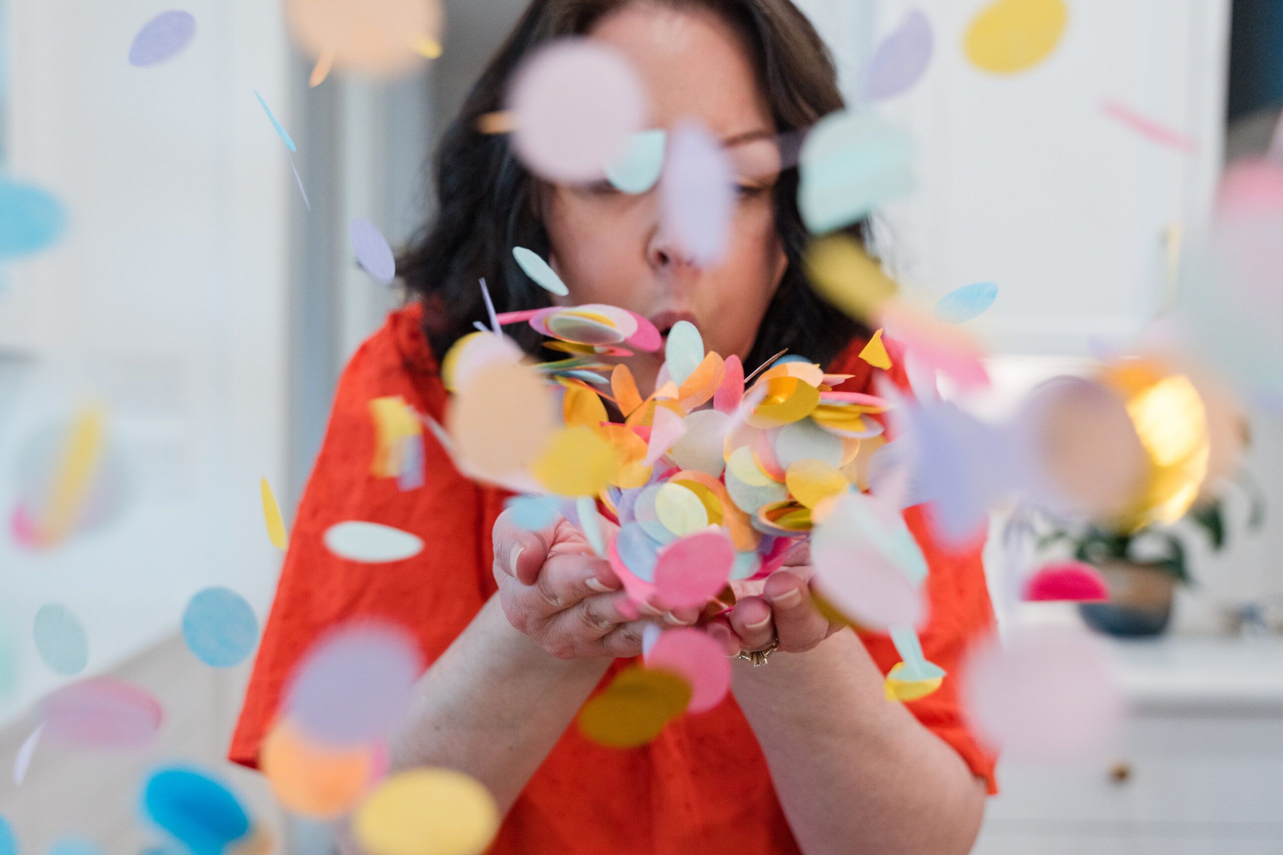 photo of confetti - brand photography packages