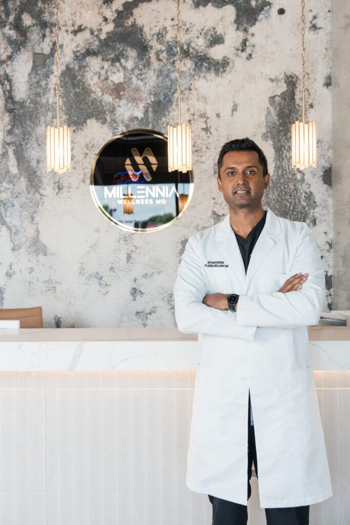 Dr. Biju Mathew of Millennia Wellness MD, med spa brand photos