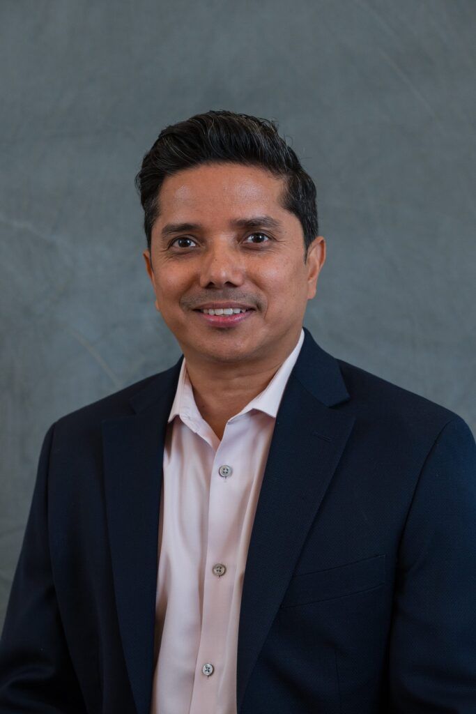 headshot of a man in a blazer during Dallas mobile studio headshot session